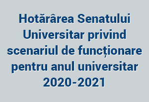 an universitar 2020 - 2021