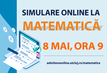 admitere 2021 -  simulare online la matematică