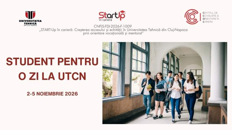 Student pentru o zi la UTCN