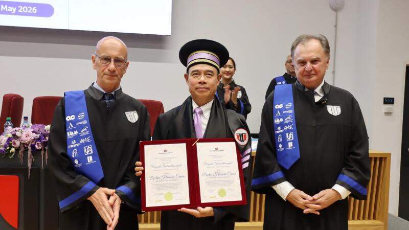 Prof. dr. Pongruk Sribanditmongkol, onorat cu titlul de Doctor Honoris Causa al UTCN
