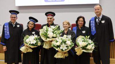 Ashraf Habibullah, CEO al Computers and Structures, Inc. onorat cu titlul de Doctor Honoris Causa
