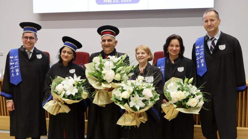 Ashraf Habibullah, CEO al Computers and Structures, Inc. onorat cu titlul de Doctor Honoris Causa