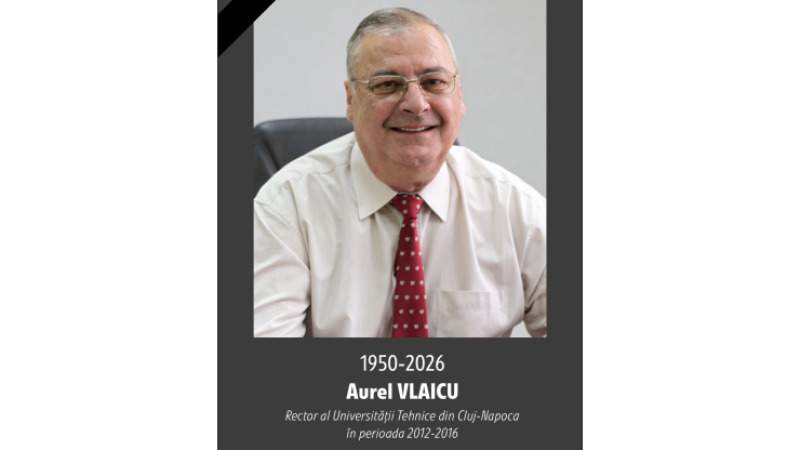 Universitatea Tehnică din Cluj-Napoca aduce un profund omagiu celui care a fost rectorul instituției, Prof. univ. dr. ing. Aurel Vlaicu
