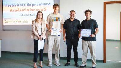 Studenții Universității Tehnice din Cluj-Napoca premiați la Academia Innova 5.0