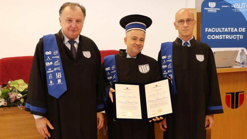 Universitatea Tehnică din Cluj-Napoca a acordat titlul de Doctor Honoris Causa domnului prof. univ. dr. José Alfonso Antonino Daviu