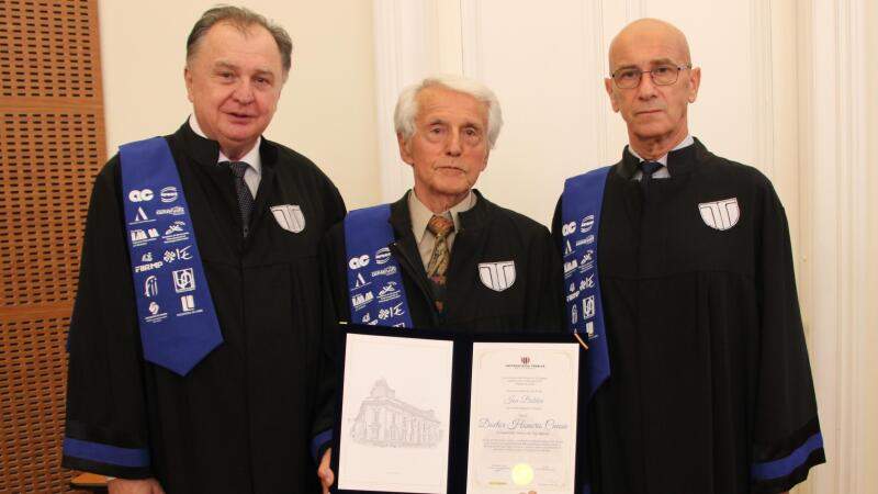 Universitatea Tehnică din Cluj-Napoca a acordat titlul de Doctor Honoris Causa domnului academician Ion Boldea, profesor la Universitatea Politehnica Timișoara