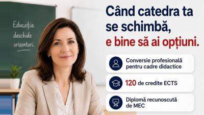 Program de conversie profesională la UTCN pentru cadrele didactice din învățământul preuniversitar